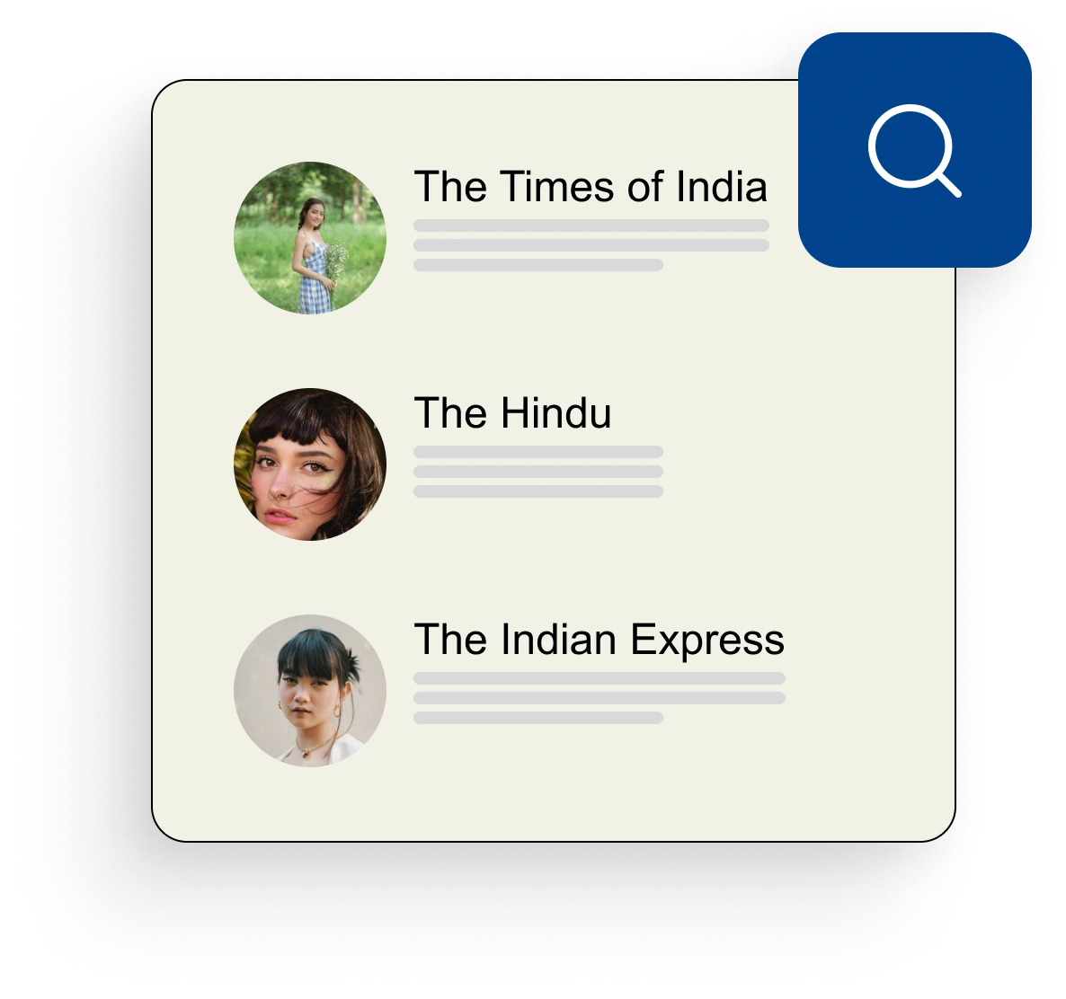 Search results for The Times of India, The Hindu, and The Indian Express
